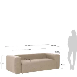 Couch in Beige Cistra