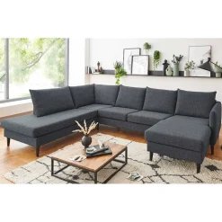 Couchlandschaft Anthrazit Sanctos