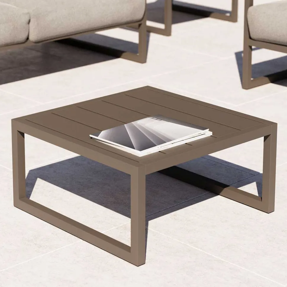 Couchtisch Aluminium Blanca