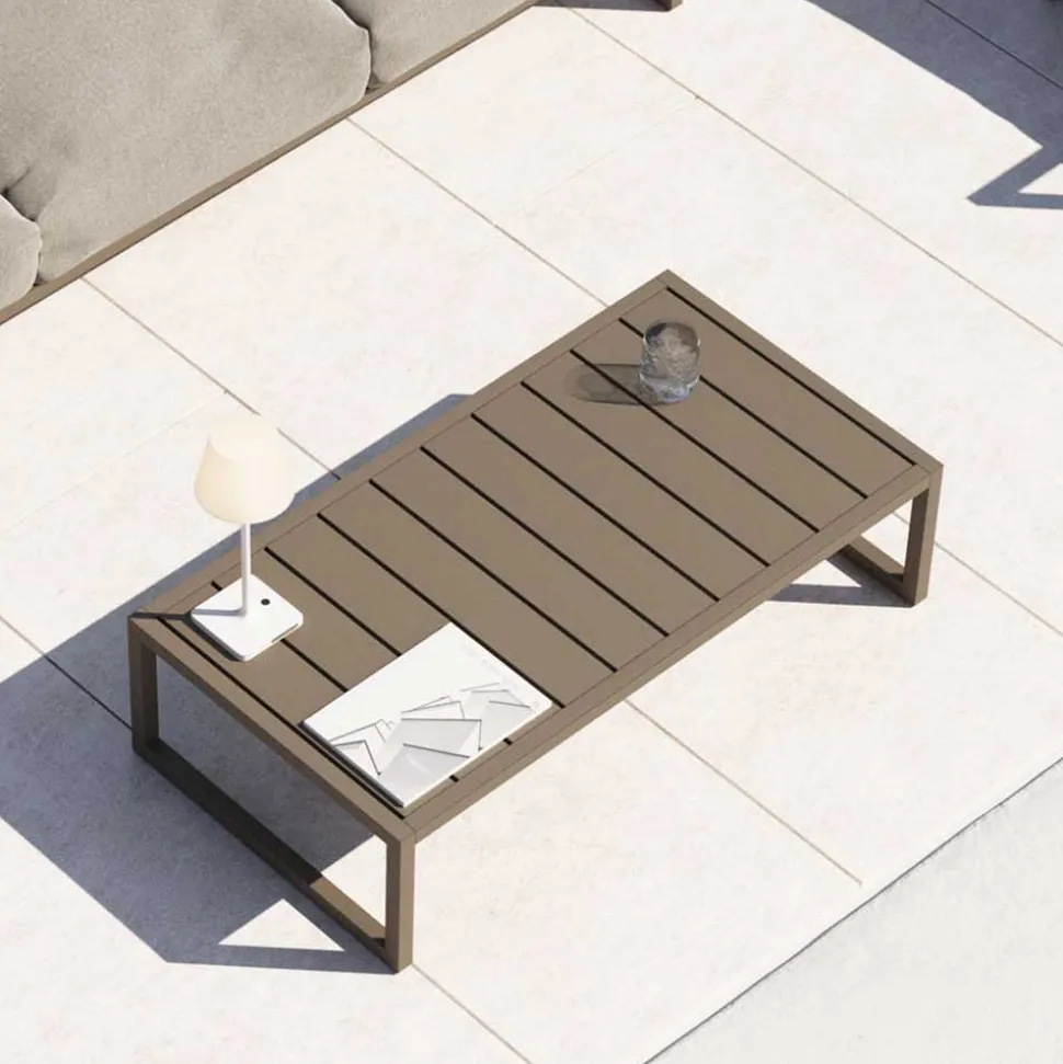 Couchtisch Aluminium Blanca