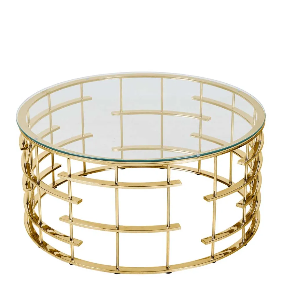 Couchtisch Glas Metall Nacional