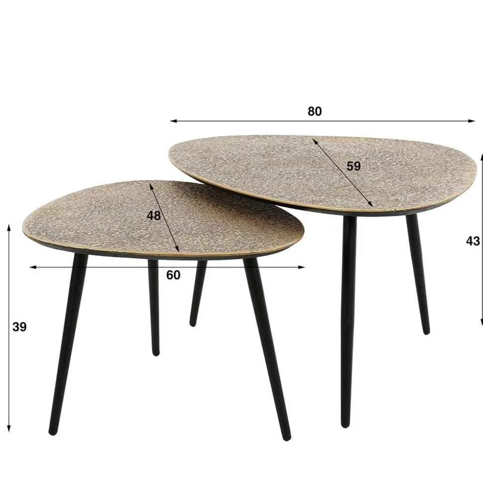 Couchtisch Set Gabela