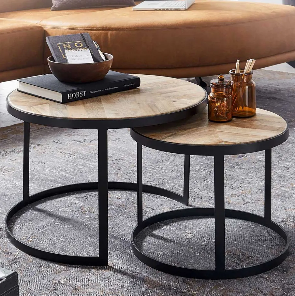 Couchtisch Set rund Endrov