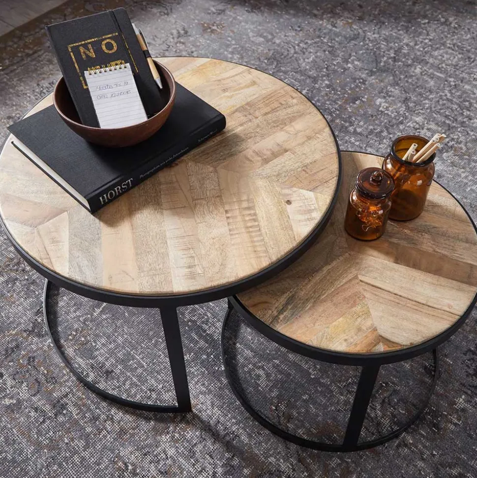 Couchtisch Set rund Endrov