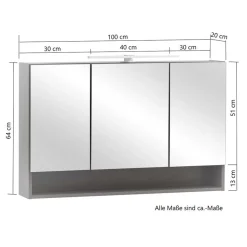 3D Spiegelschrank Eleon