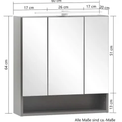 3D Spiegelschrank Eleon