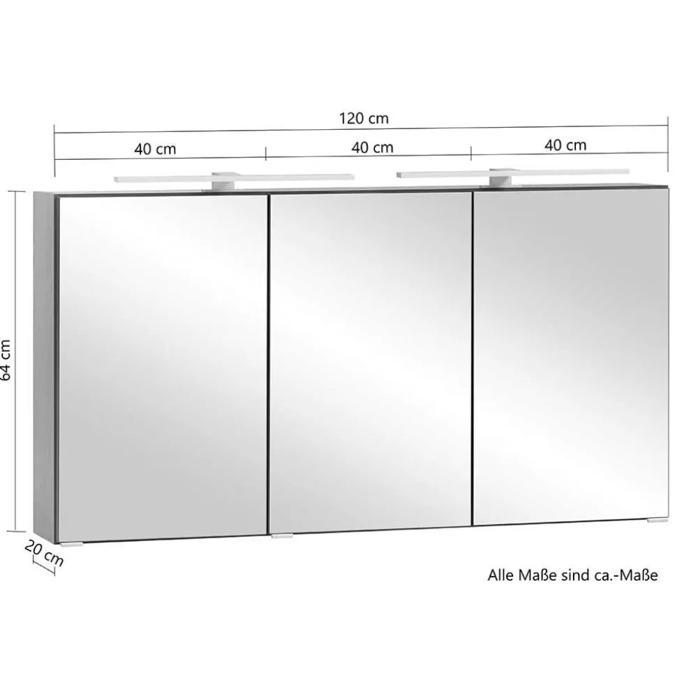 3D Spiegelschrank Kropenia
