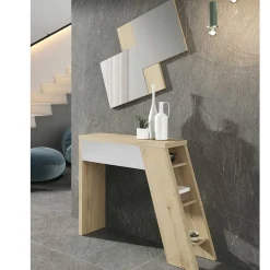 Design Konsolentisch und Wandspiegel Otimun