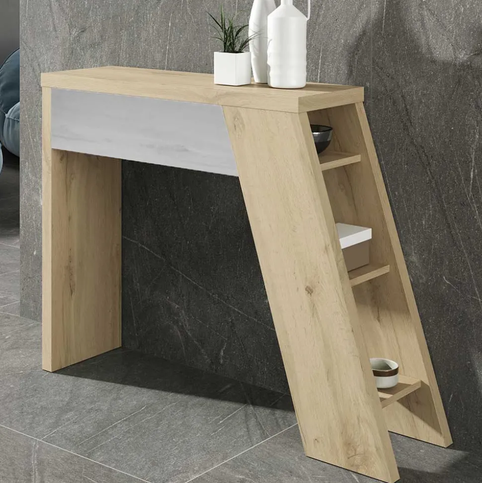 Design Konsolentisch und Wandspiegel Otimun