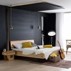 Design Massivholzbett Ekimar