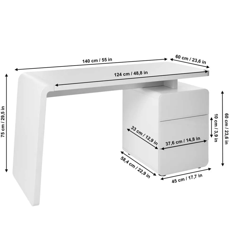 Design Schreibtisch Utony