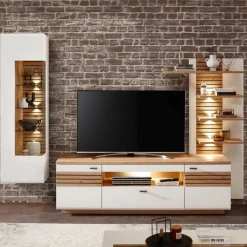 Design Wohnwand zweifarbig Luzie