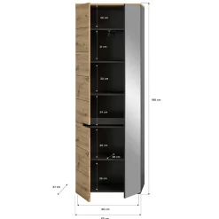 Dielenkleiderschrank Alexandro