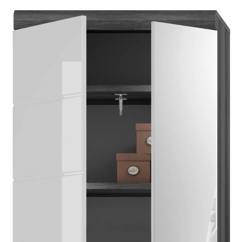Dielenkleiderschrank Hayoran