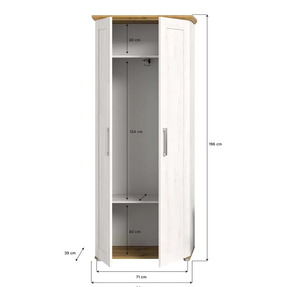 Dielenkleiderschrank Simple