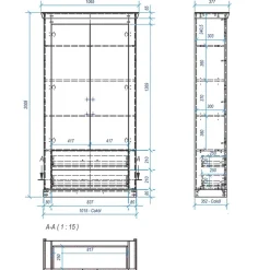 Dielenschrank Flurencina