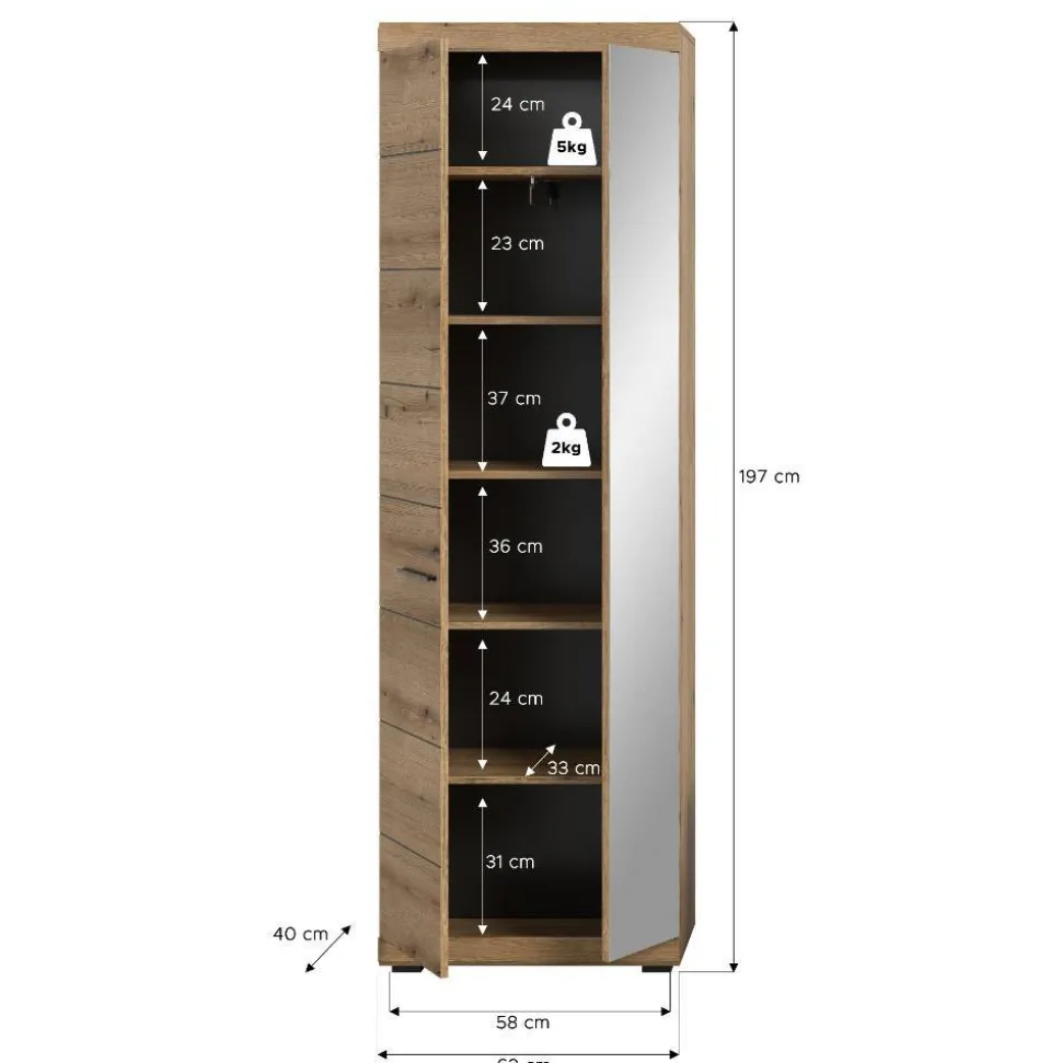 Dielenschrank Garfagna