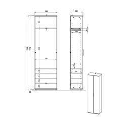 Dielenschrank Leradrevus