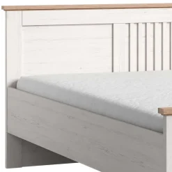 Doppel Bett mit Konsolen Drienna