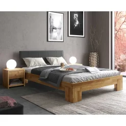 Doppel Bett mit Konsolen Lilith