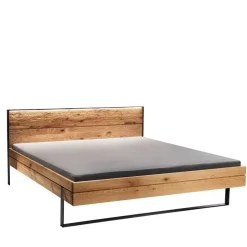 Doppel Bett Wildeiche Scoddo