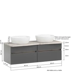 Doppel Waschtisch Pegruan