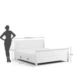 Doppelbett Aluko