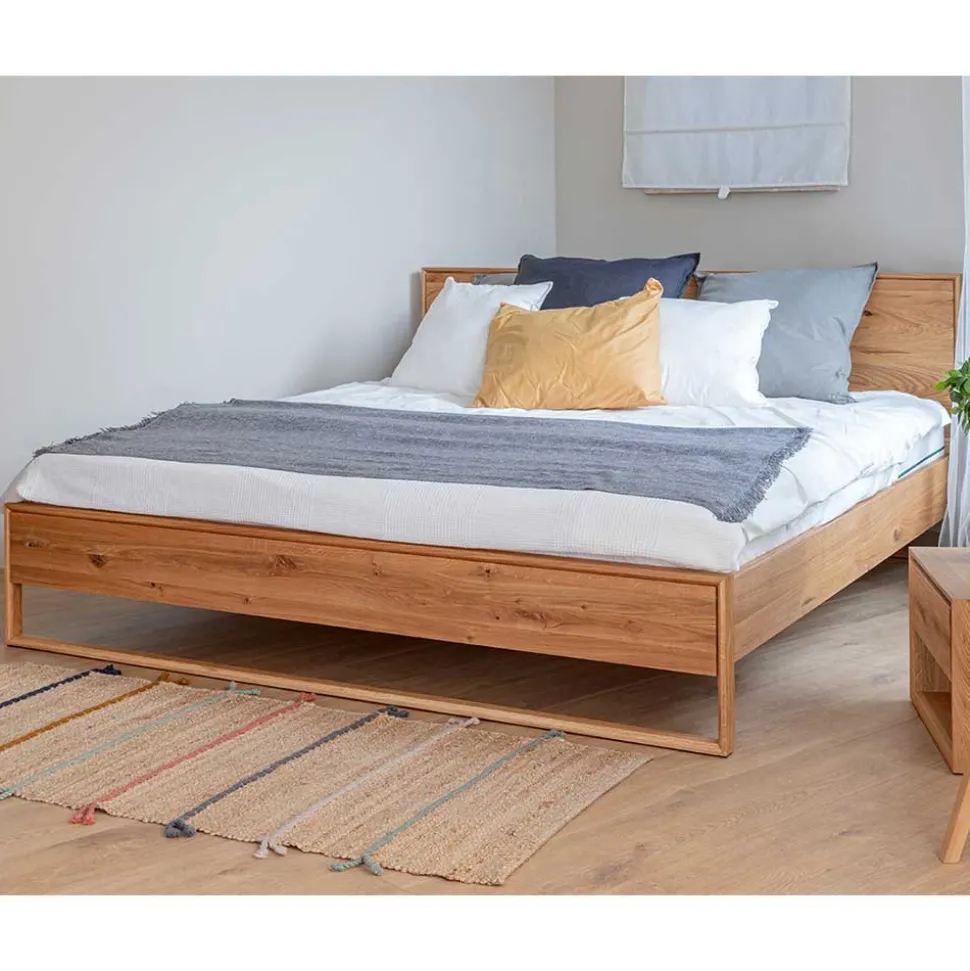 Doppelbett Eiche geölt Kojas