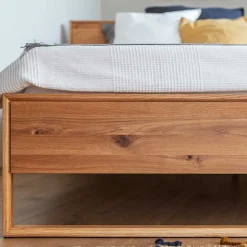 Doppelbett Eiche geölt Kojas