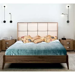 Doppelbett mit Nachtkonsolen Ledro