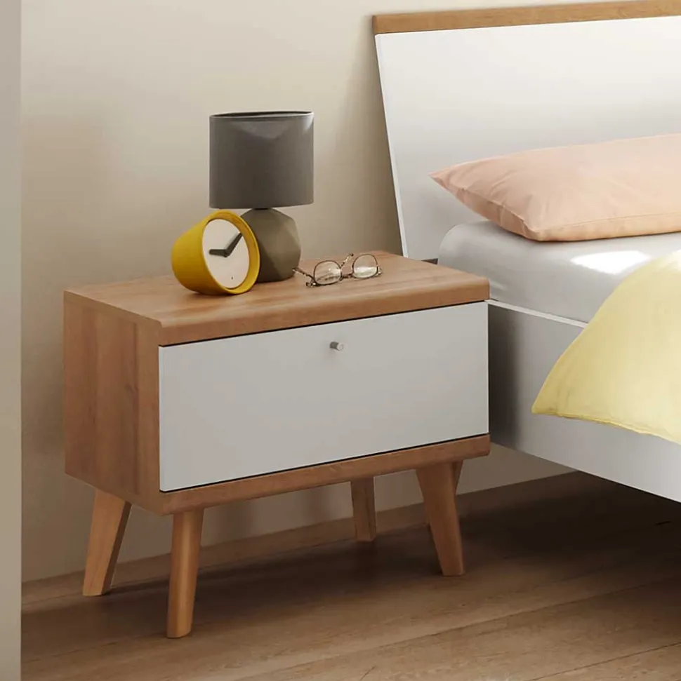 Doppelbett mit Nachtkonsolen Levanca