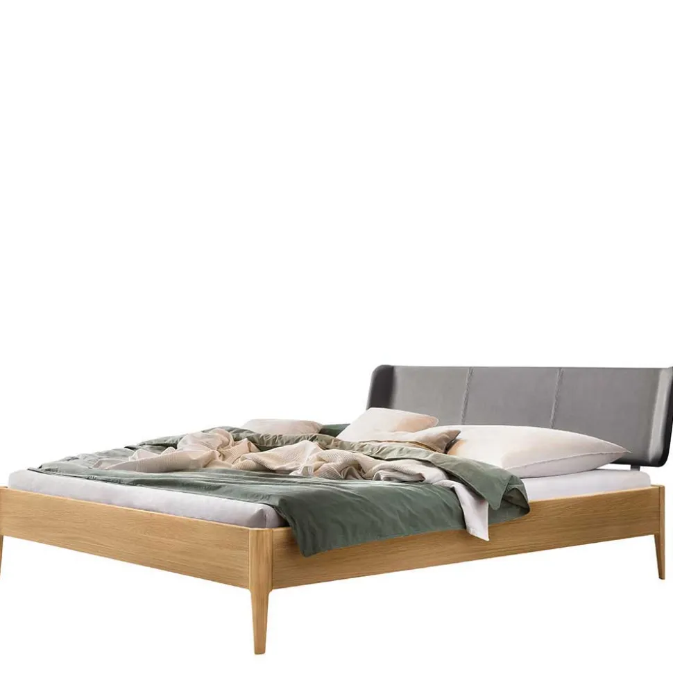 Doppelbett mit Polsterkopfteil Stufania