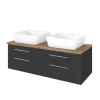 Doppelwaschbeckenschrank Hayos