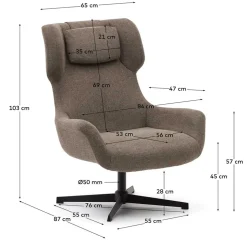 Drehbarer Polstersessel Pure