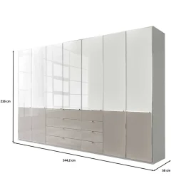 Drehtürenkleiderschrank Latina