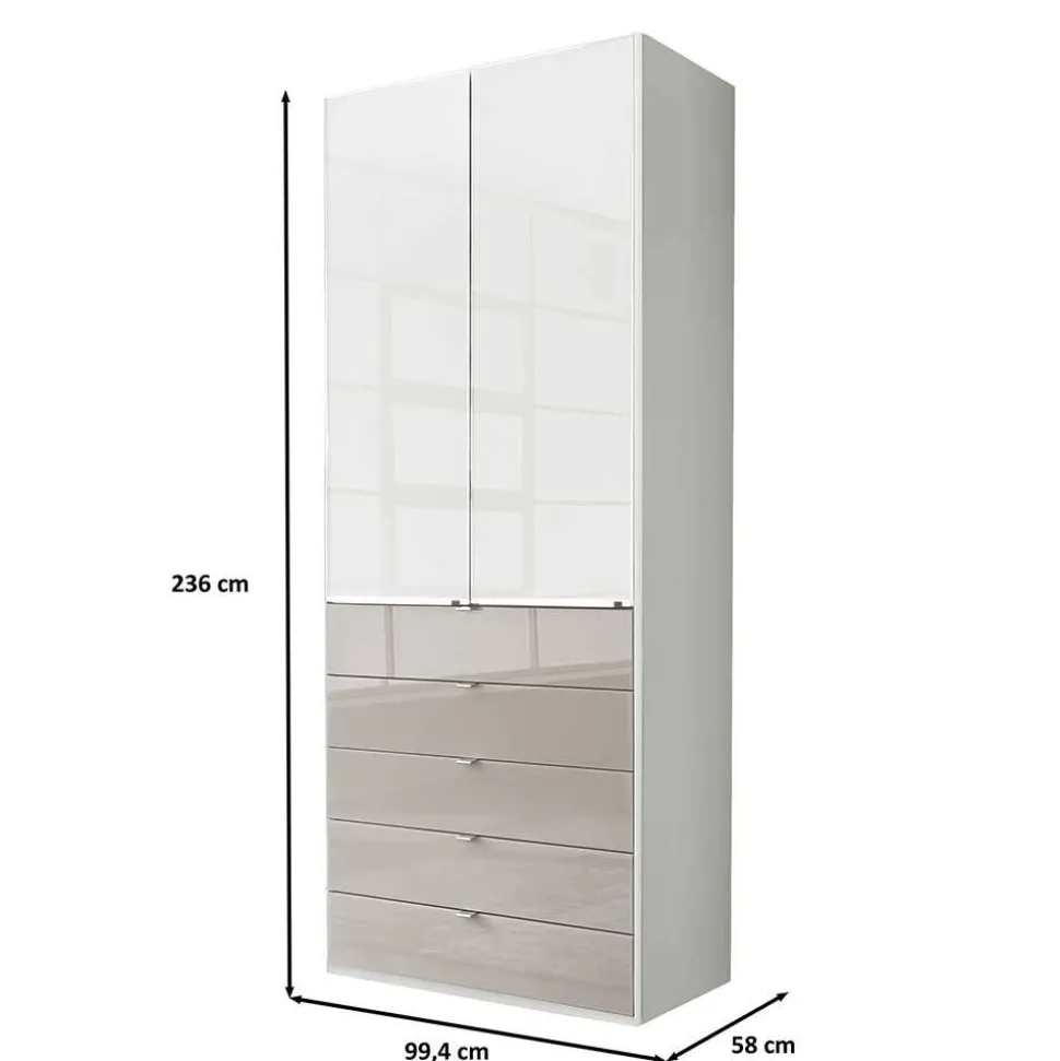 Drehtürenkleiderschrank Xarina