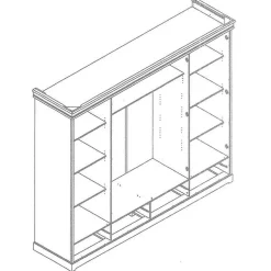 Drehtürenschrank Aluko