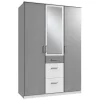 Drehtürenschrank mit Spiegel Lentina