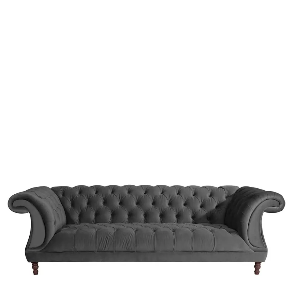 Dreisitzer Couch Anthrazit Romina