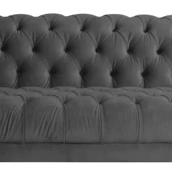 Dreisitzer Couch Anthrazit Romina