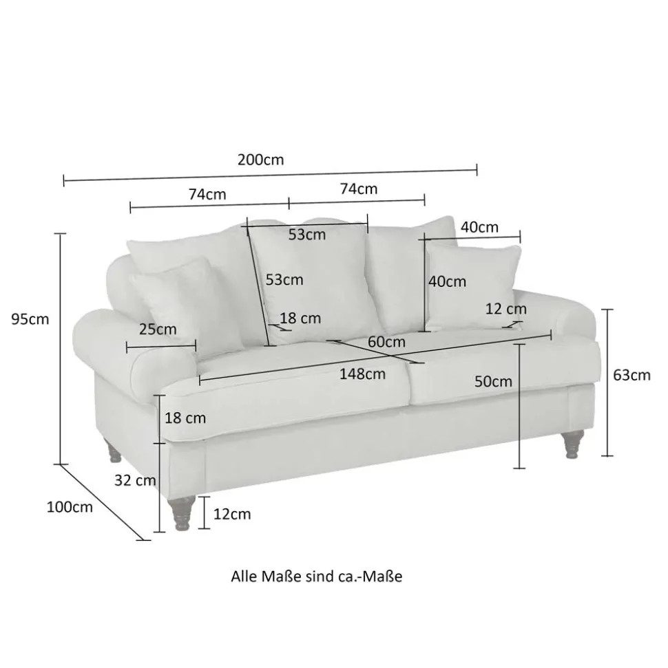 Dreisitzer Couch Mallorca