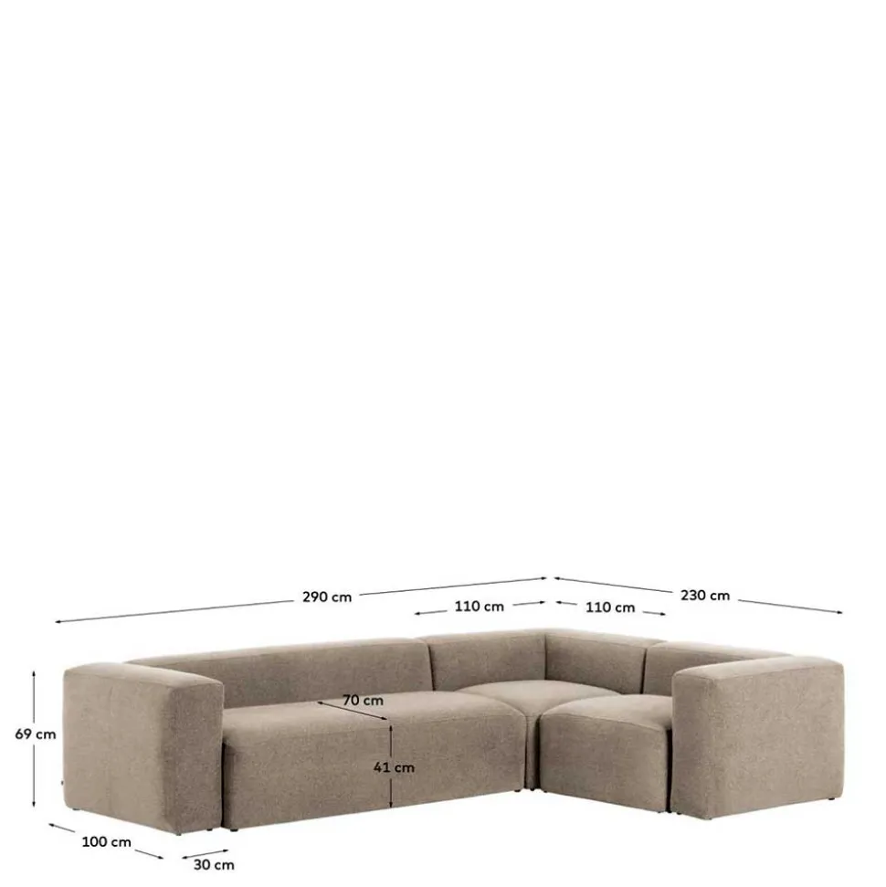 Dreisitzer Ecksofa Slobozia