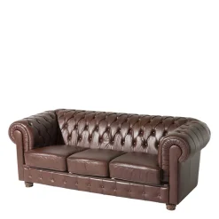 Dreisitzer Ledercouch Leandra