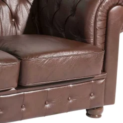 Dreisitzer Ledercouch Leandra