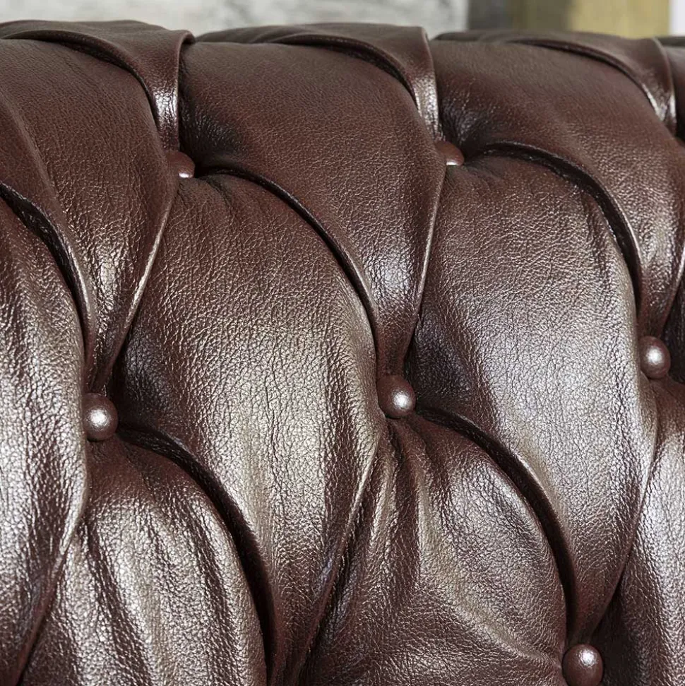 Dreisitzer Ledercouch Leandra