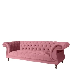 Dreisitzer rosa Barock Lisbon