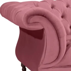 Dreisitzer rosa Barock Lisbon
