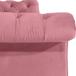 Dreisitzer rosa Barock Lisbon