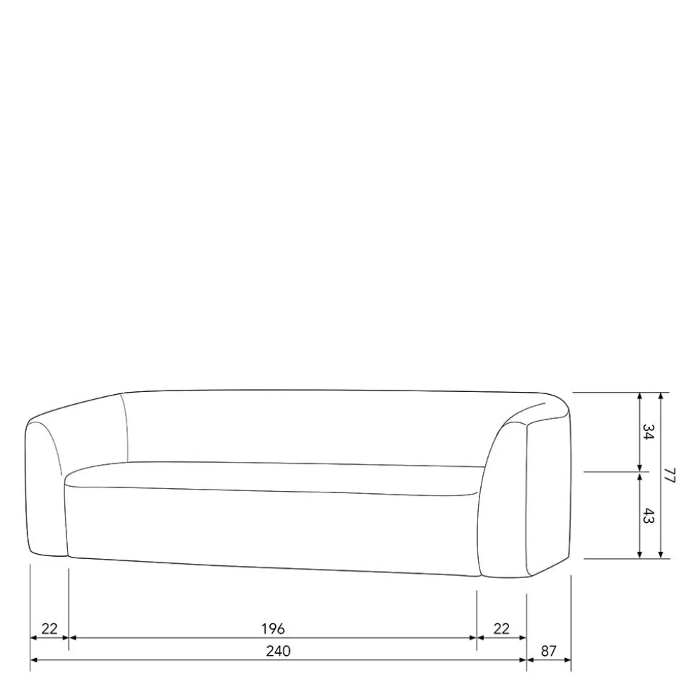 Dreisitzer Sofa Abelle