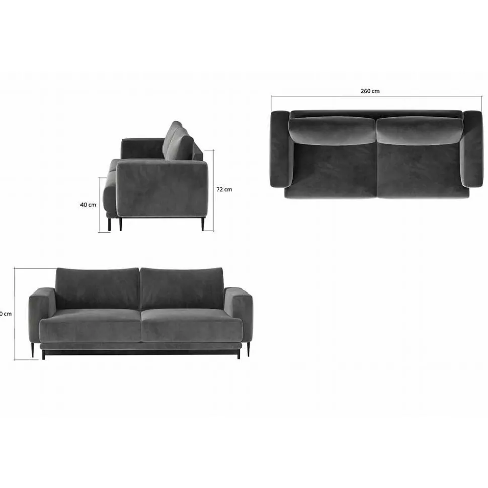 Dreisitzer Sofa Ascardo